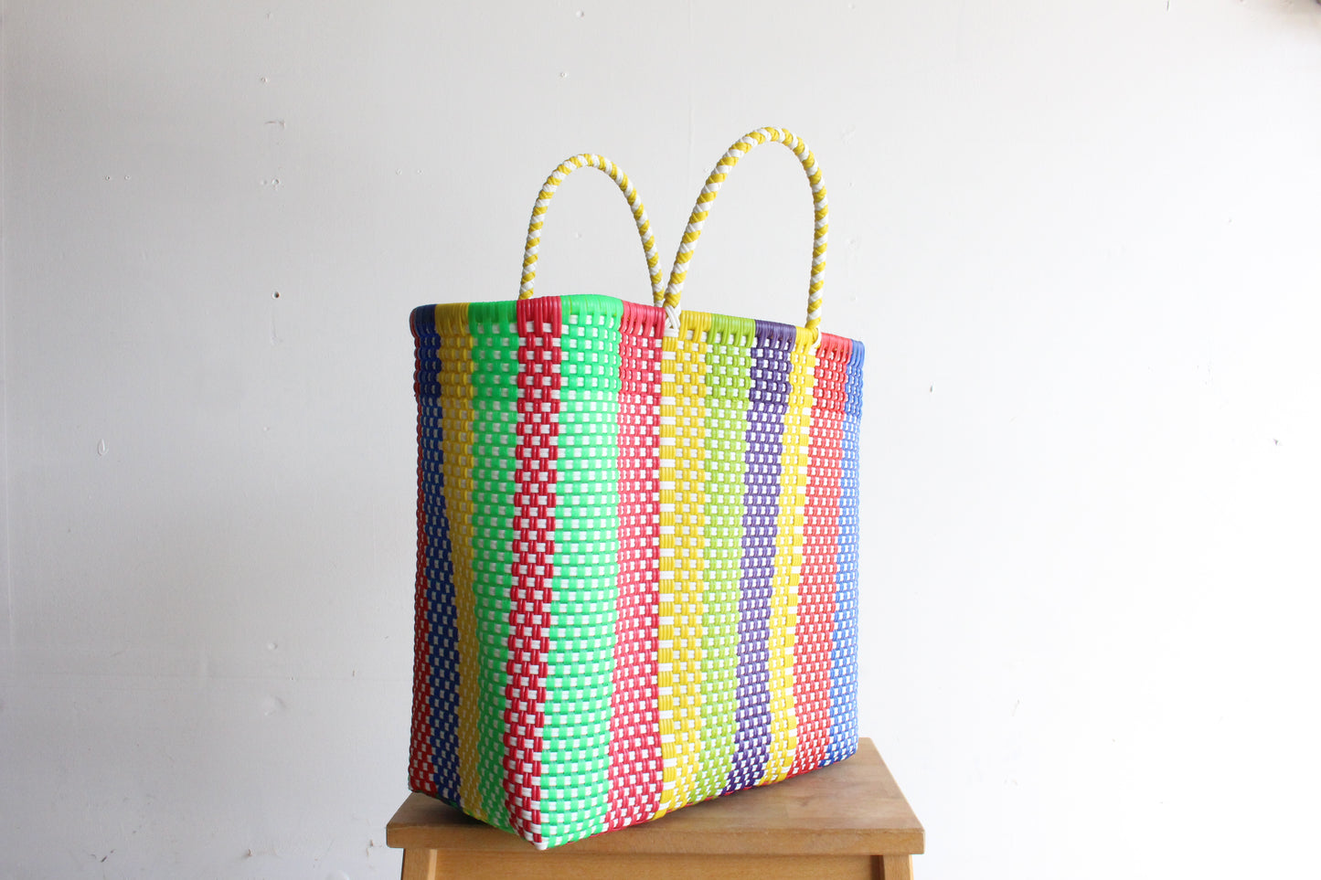 Colorful Handwoven Tote bag by MexiMexi