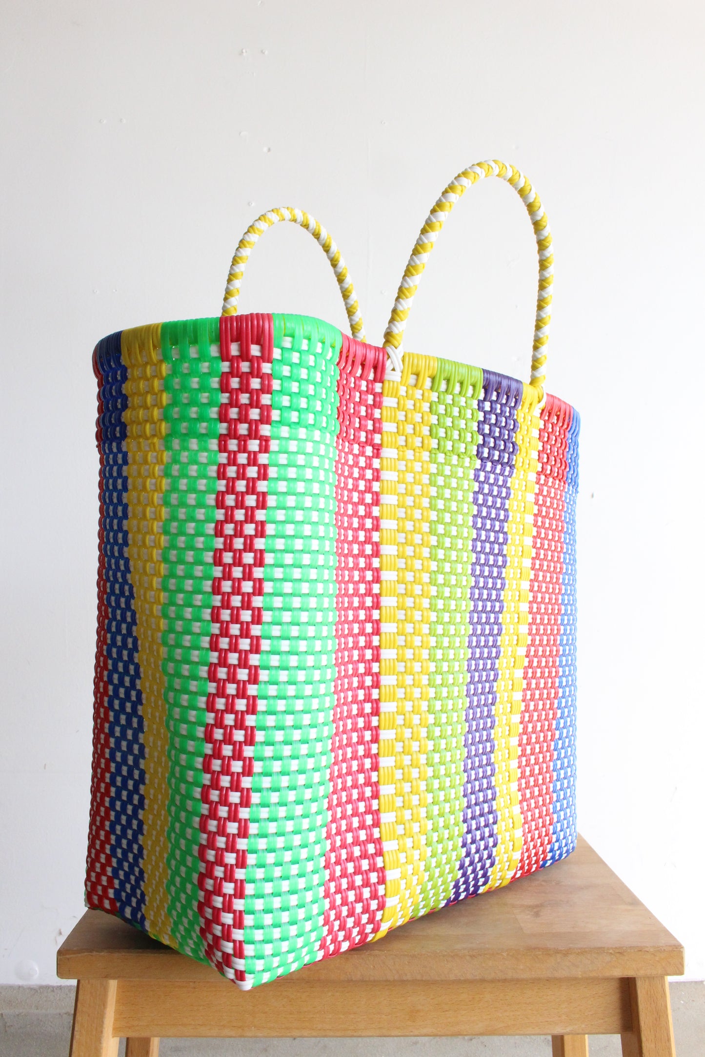 Colorful Handwoven Tote bag by MexiMexi