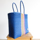 Metallic Blue & Colors Handwoven Tote bag by MexiMexi