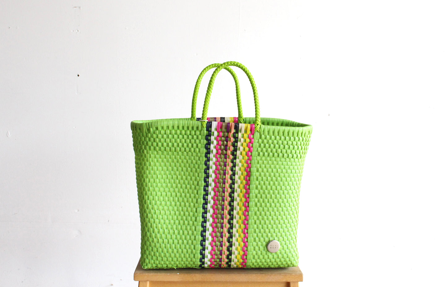 Lime Green & Colors Mexican Tote bag by MexiMexi