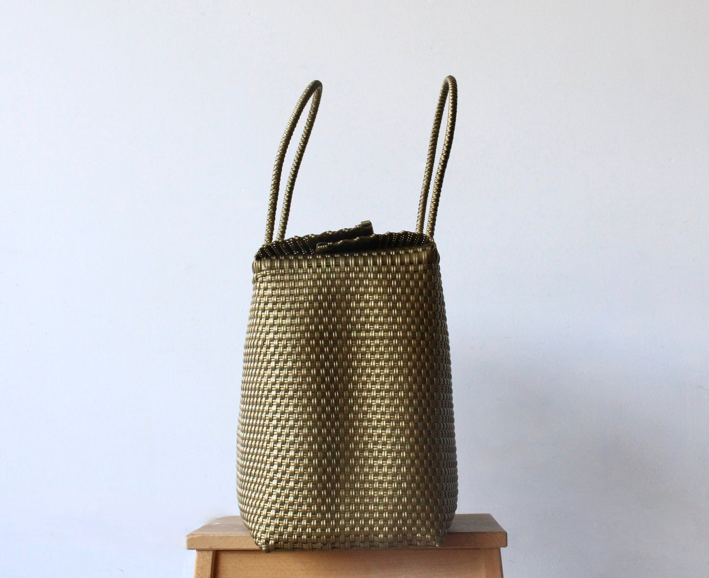 Gold Mexican Basket by MexiMexi