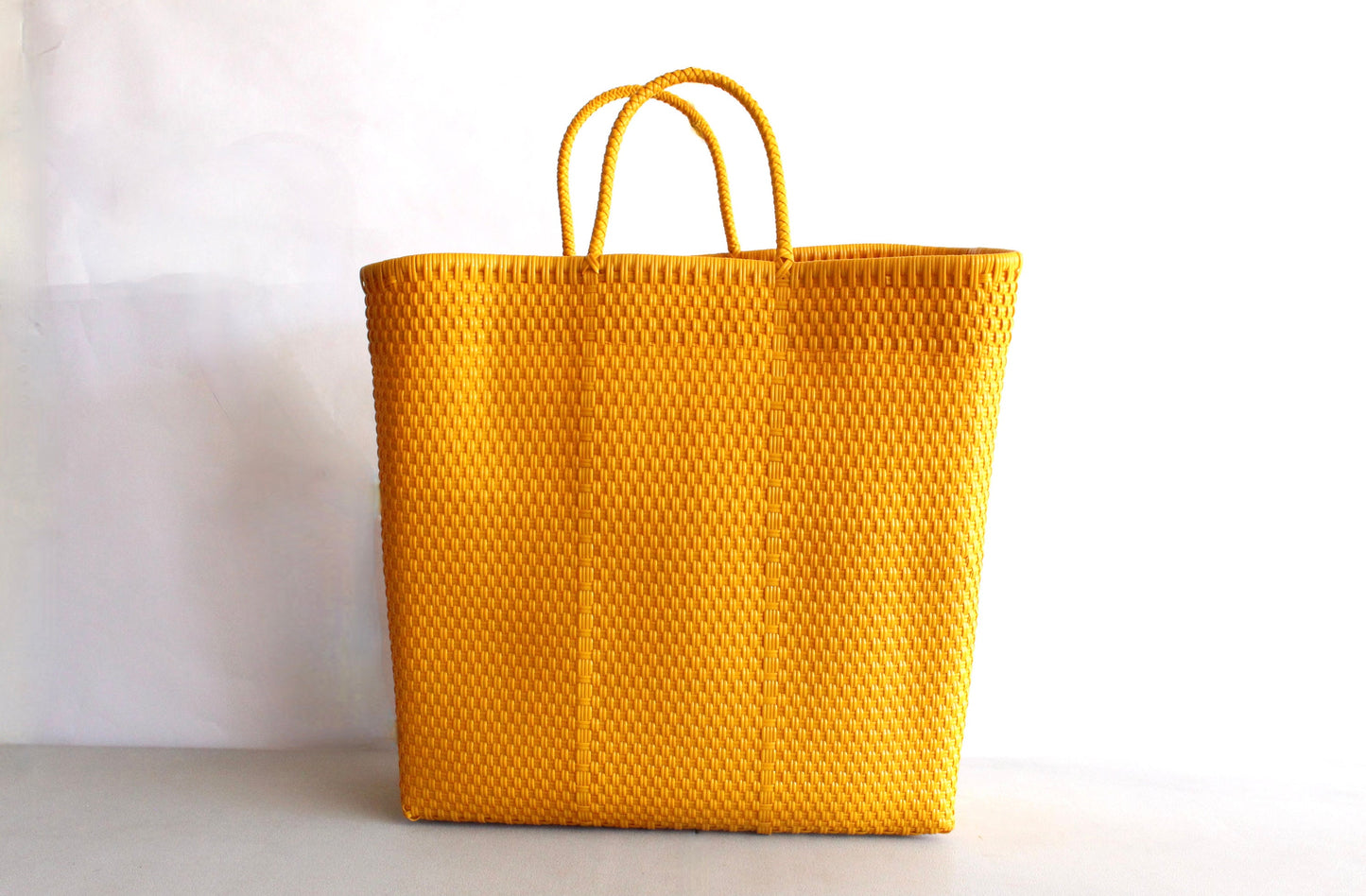 Mustard Yellow Handwoven Mexican Tote,  Beach Bag, Getaway Bag, Picnic Bag, Weekend Bag, Travel Bag, Mexican Bag, Groceries Bag